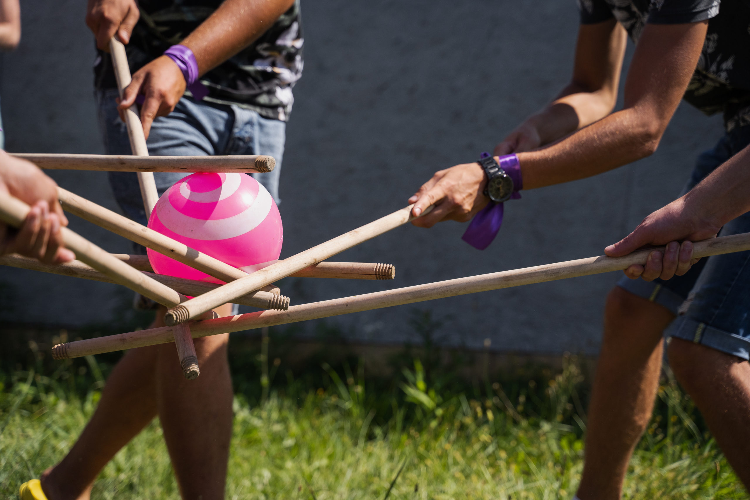 Evenement professionnel, team building, jeu d'équipe